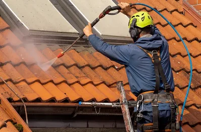 Démoussage et hydrofuge de toiture au Crozet